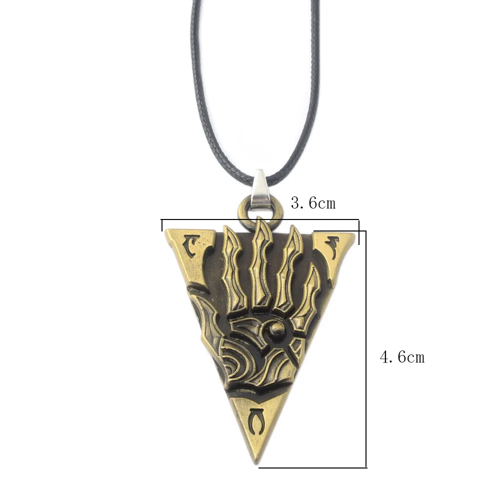 RJ Новое винтажное ожерелье с подвесками из свитки для пожилых женщин и