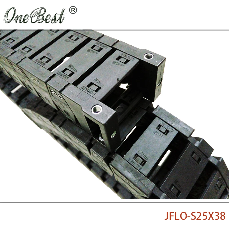 JFLO 1 метр S25x38 Тяговая цепь высокоскоростное бесшумное открытие снаружи