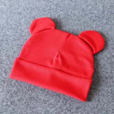 Детская шапка ухо Микки Мауса Suersprout Hat хлопок милая шапочка хлопок - Цвет: p1