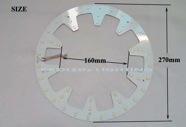 Супер яркий светодиодный потолочный светильник 5730smd 2400lm 24 Вт магнитный круглый