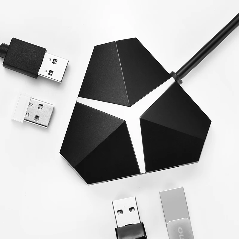 USB 3 0 концентратор 4-Порты и разъёмы разветвитель коммутатор с микро-зарядка через