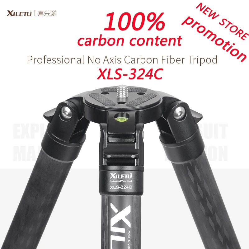 XILETU XLS 324C professional стабильный штатив из углеволокна сумка для Canon sony Nikon зеркальные