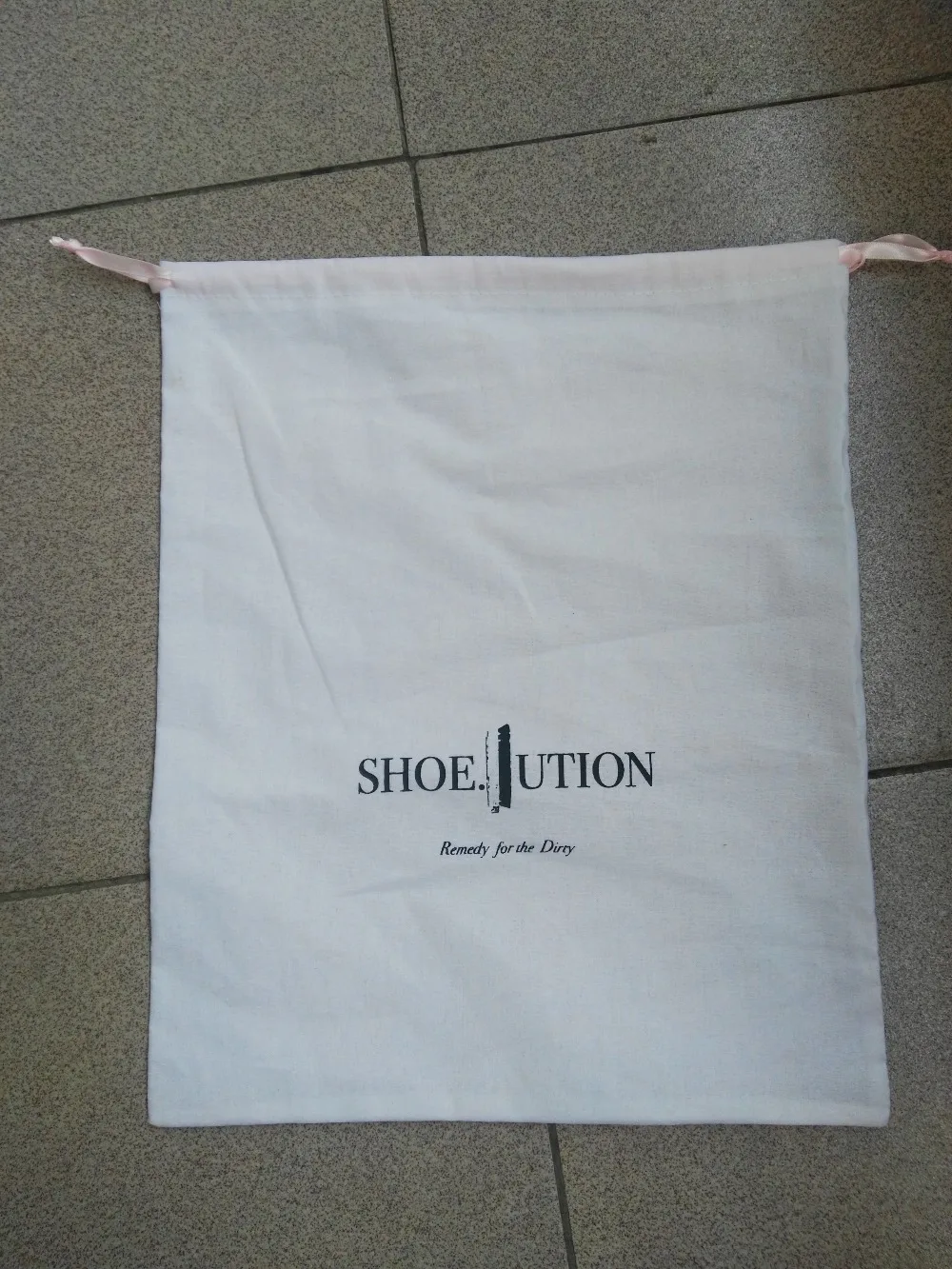 Высокое качество небольшой хлопок drawstring сумка 1200 шт. размер 10*20 см и 2400 14*27 логотип