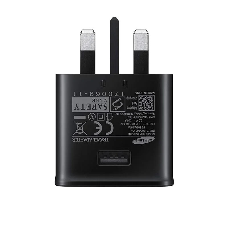 Оригинальное Адаптивное быстрое зарядное устройство Samsung UK 9 В/1 67 А USB адаптер для