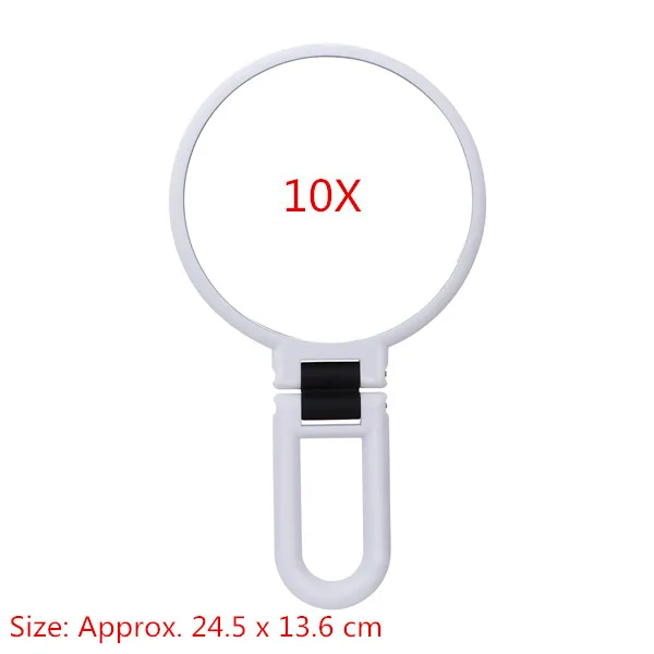 style H RUIMIO 7X Magnifying Makeup Mirror Cosmetic LED Locking Suction Cup Bright Diffused Light 360 Degree Rotating Cosmetic Makeup - Цвет: style H