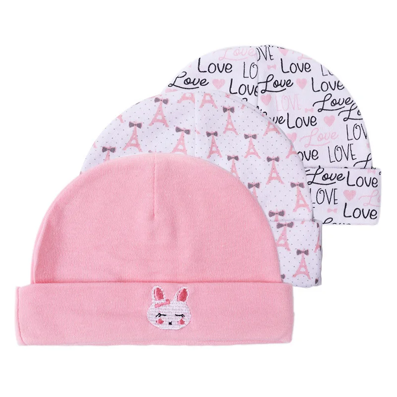 

baby hat boy girl cotton born newborn baby hat child baby hat new high quality 0-6M