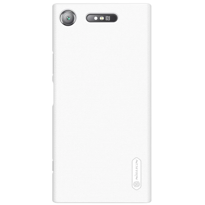 Белый Фирменный защитный чехол Nillkin для sony xperia xz1, чехол для sony xperia xz1, матовый защитный чехол в розничной упаковке - Цвет: Белый