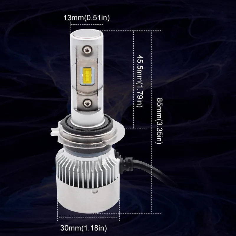 Автомобильные светодиодные лампы H7 H4 H8 H9 H11 70 Вт 6000 лм|Передние LED-фары для авто| |