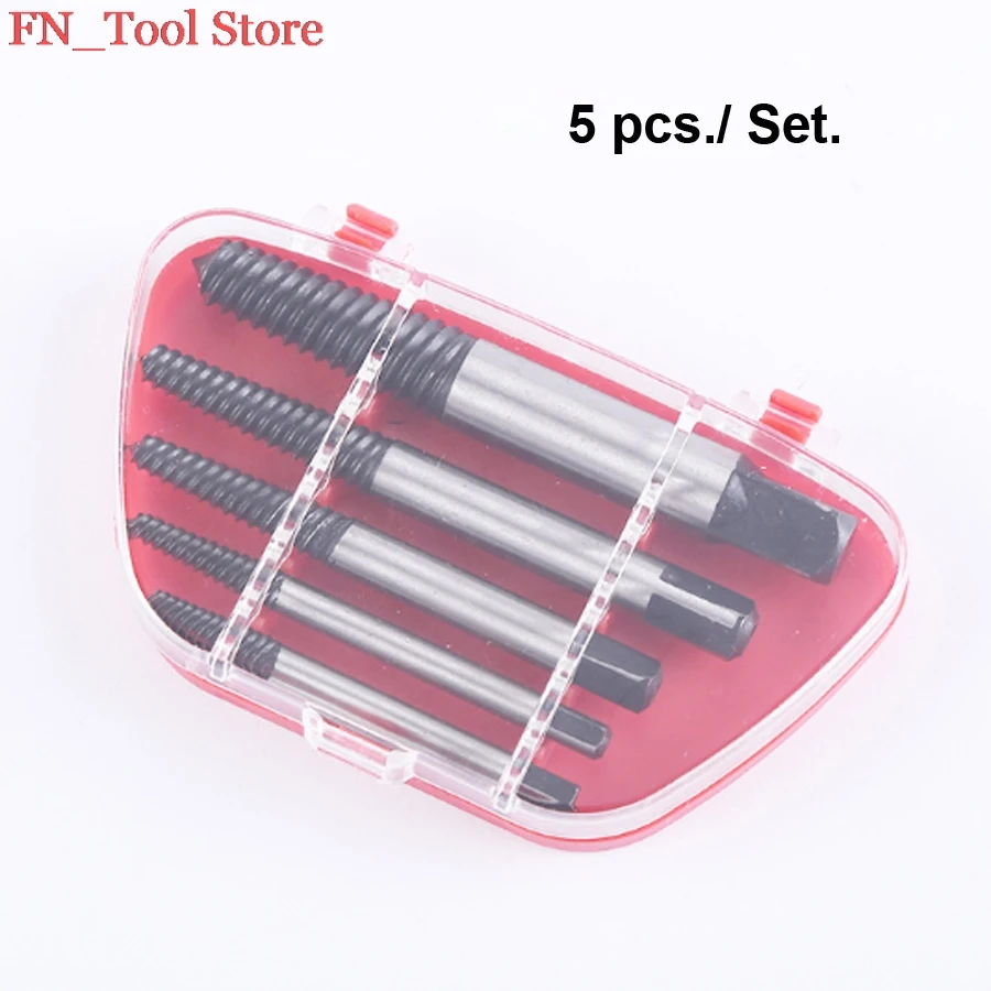 5 шт./компл. сломанный шнековый гаечный ключ экстрактор сверло поврежденный болт