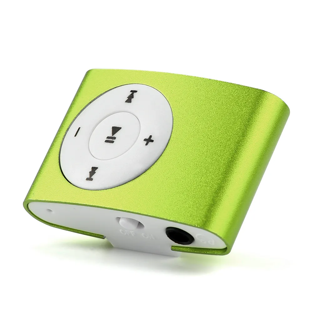 Мини USB Клип MP3 плеер ЖК-экран Поддержка 32 ГБ Micro SD TF карта металлический материал c0606