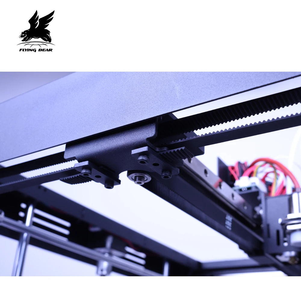 Flying Bear Tornado 2 Pro большой 3d принтер DIY полностью металлический линейный рельс 3d принтер комплект высокого качества прецизионный двойной экструдер