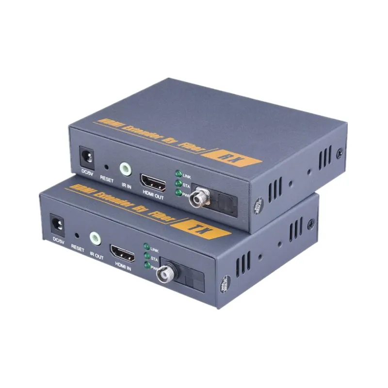 ZY-DT200 HDMI оптоволоконный конвертер Поддержка ИК Удаленный контроль HD HDMI волоконный оптический удлинитель до 20 км над sc fc волоконный кабель - Цвет: FC Fiber extender