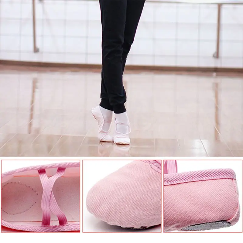 

Canvas Ballet Pointe Shoes Fitness Gymnastics Slippers for Kids Children baby girl shoes baby 2019 New Arrival Fashion shoes