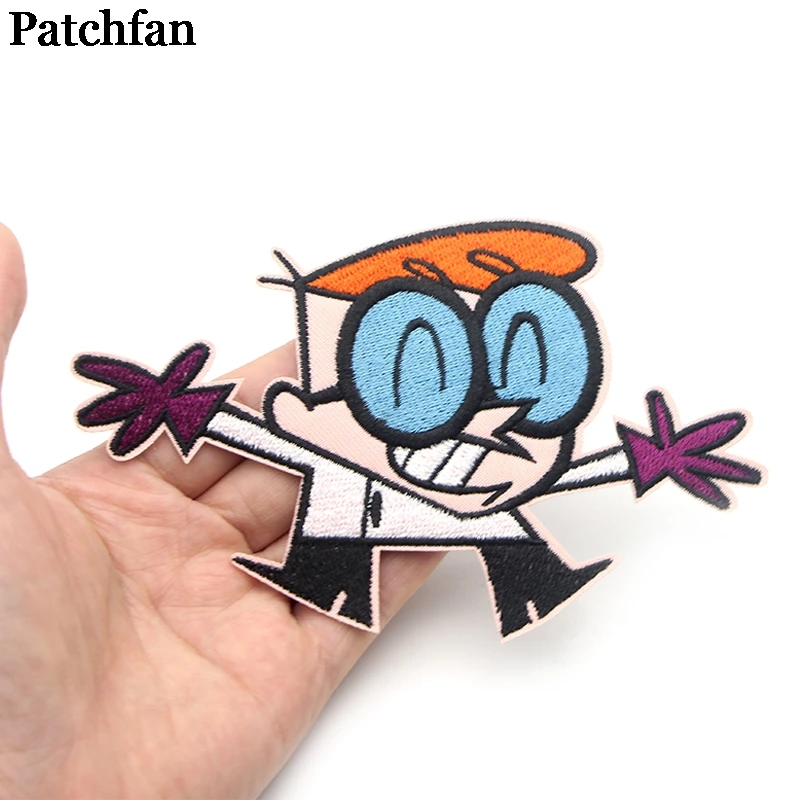 Patchfan Dexter's лаборатория DIY Вышивка для аппликации, шитья железа на одежду кронштейн украшения дома наклейки значки A2090