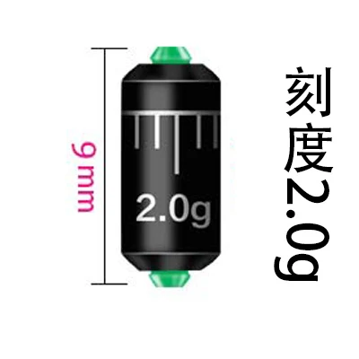 kedu-2.0g DAGEZI 5 шт./лот свинцовые грузила для ловли карпа формы для свинца Защита окружающей среды Покрытие грузило рыболовные аксессуары - Цвет: kedu-2.0g