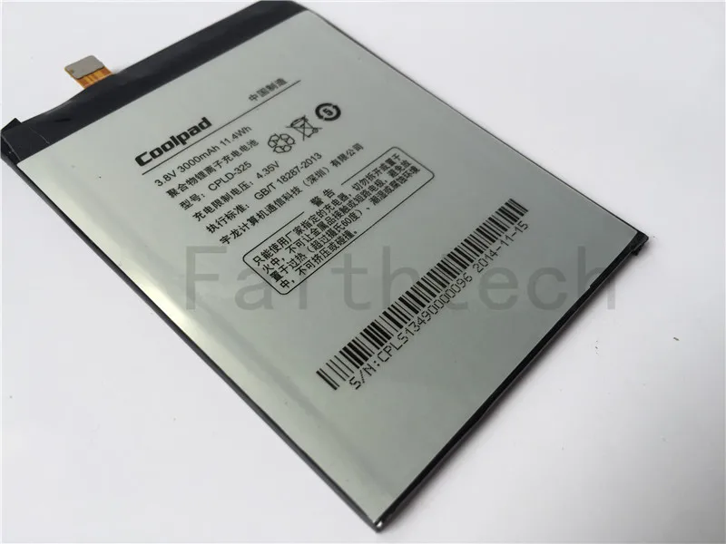 Для Coolpad CPLD 325 Батареи Мобильного Телефона 3000 мАч 8731 8731L Высокое Качество
