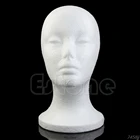 Горячая Женская пенопластовая Манекен Модель Манекен-голова для парика волос шляпа очки дисплей Прямая поставка