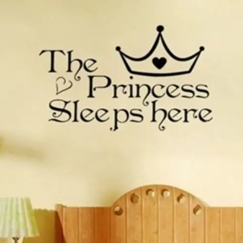 Съемная фотообои для детской комнаты с изображением маленькой принцессы | Дом и
