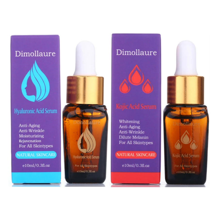 Dimollaure ретинол отбеливающий крем+ койевая кислота serumVitamin удаление мелазмы веснушки пятнышки солнечных ожогов пигмент меланин акне
