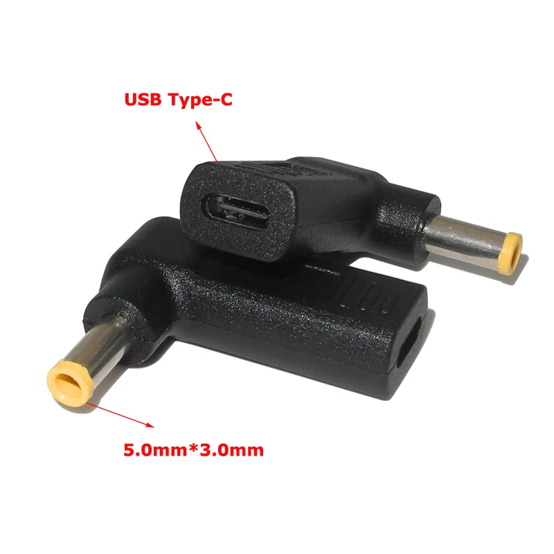USB Type C Female to 5 0x3 0 мм штекер адаптера питания постоянного тока Разъем для