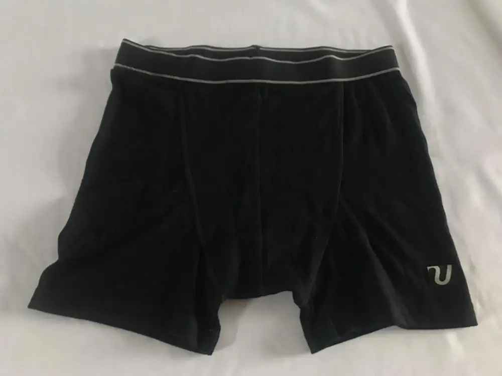 Style B-Black Мужские боксеры, нижнее белье из мериносовой шерсти, мужские трусы из мериносовой шерсти, нижнее белье из мериносовой шерсти, устойчивые к запаху, впитывающие влагу, мягкие, размер S-XXL - Цвет: Style B-Black