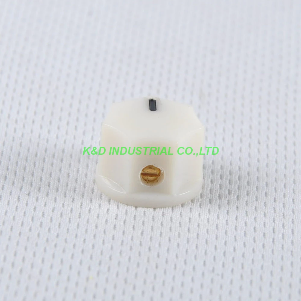 

10pcs Colorful Cream Rotary Control Plastic Potentiometer Knob Guitar Knurled Shaft Hole