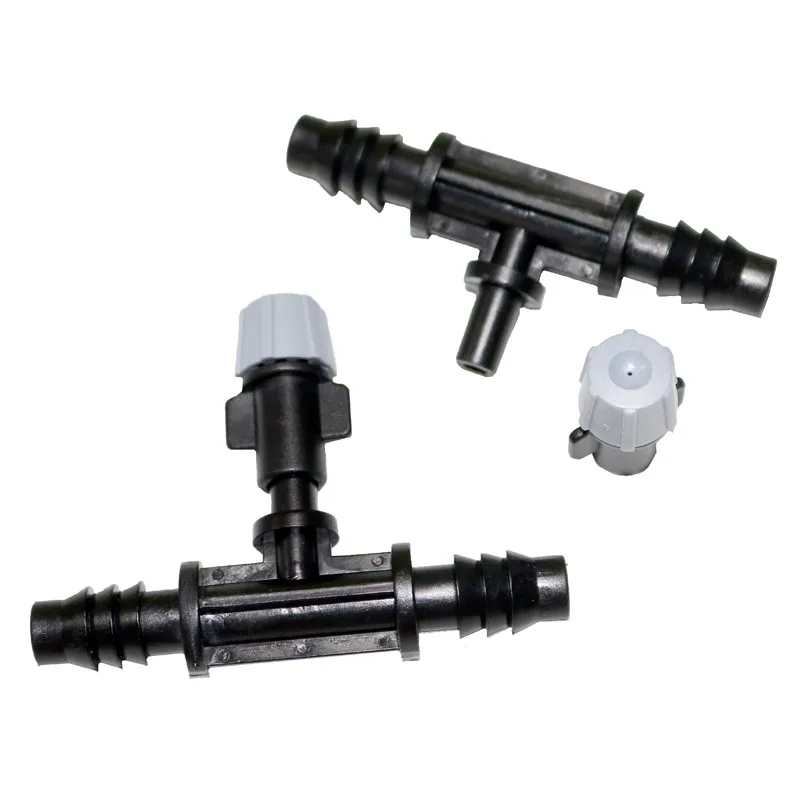 50 шт. тройник садовый водный шланг соединитель Т разветвитель теплица микро