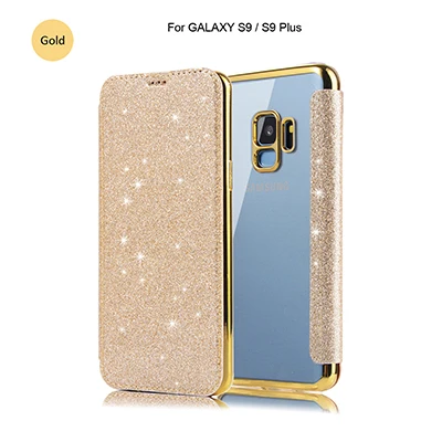 Gold Роскошный кожаный чехол-книжка бумажник чехол для телефона для samsung Galaxy S10 Lite S9 S8 плюс J3 J5 A3 A5 Мягкая обложка чехол - Цвет: Gold