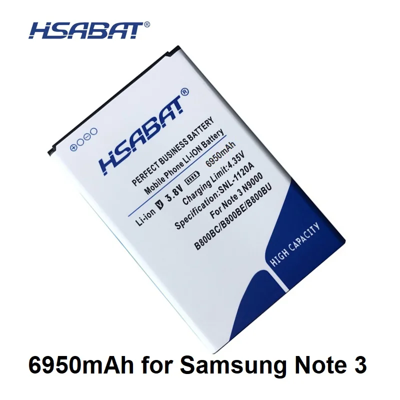 HSABAT B800BC EB-BN910BBE EB-BN920ABE EB-BN950ABE EB-BN915BBC Батарея для samsung Galaxy Note 3 4 5 8 для Note edge