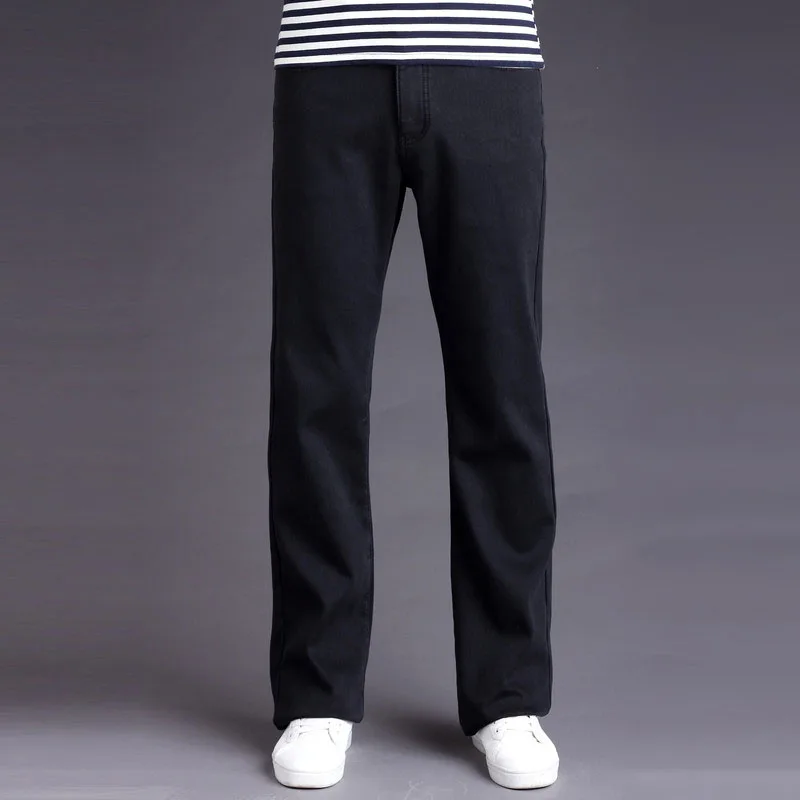 Мужские джинсы с высокой талией и флисовой подкладкой на осень/зиму|lined jeans|thick denim