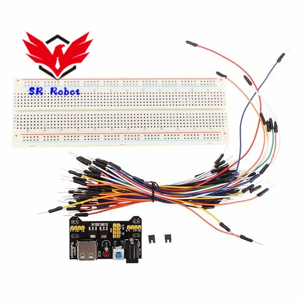 MB-102 MB102 Solderless макетная плата + блок питания соединительный кабель для Arduino |