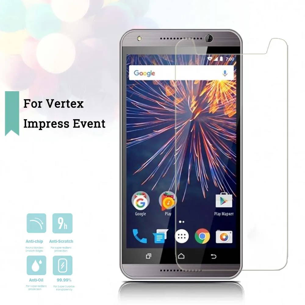 2.5D 0 26 мм ультратонкое закаленное стекло Vertex Impress Event защитное для