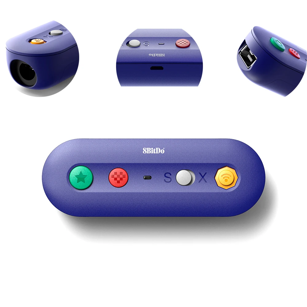 8Bitdo GBros. Беспроводной адаптер Bluetooth для NES SNES SF Cfor Nintendo Switch Gamecube классический