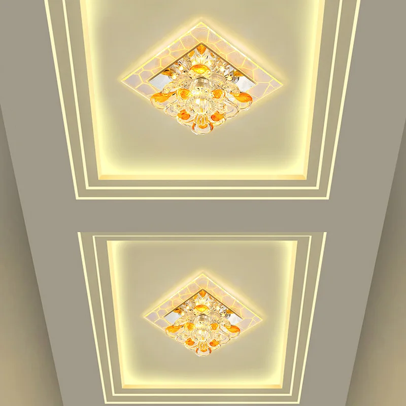 Потолочный светильник LAIMAIK светодиодный 3 Вт 5 AC90 260V|crystal led ceiling light|ceiling lightsmodern |