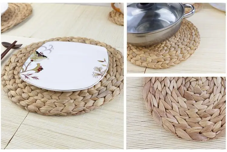 2017 креативные европейские пасторальные соломенные теплоизоляционные коврики