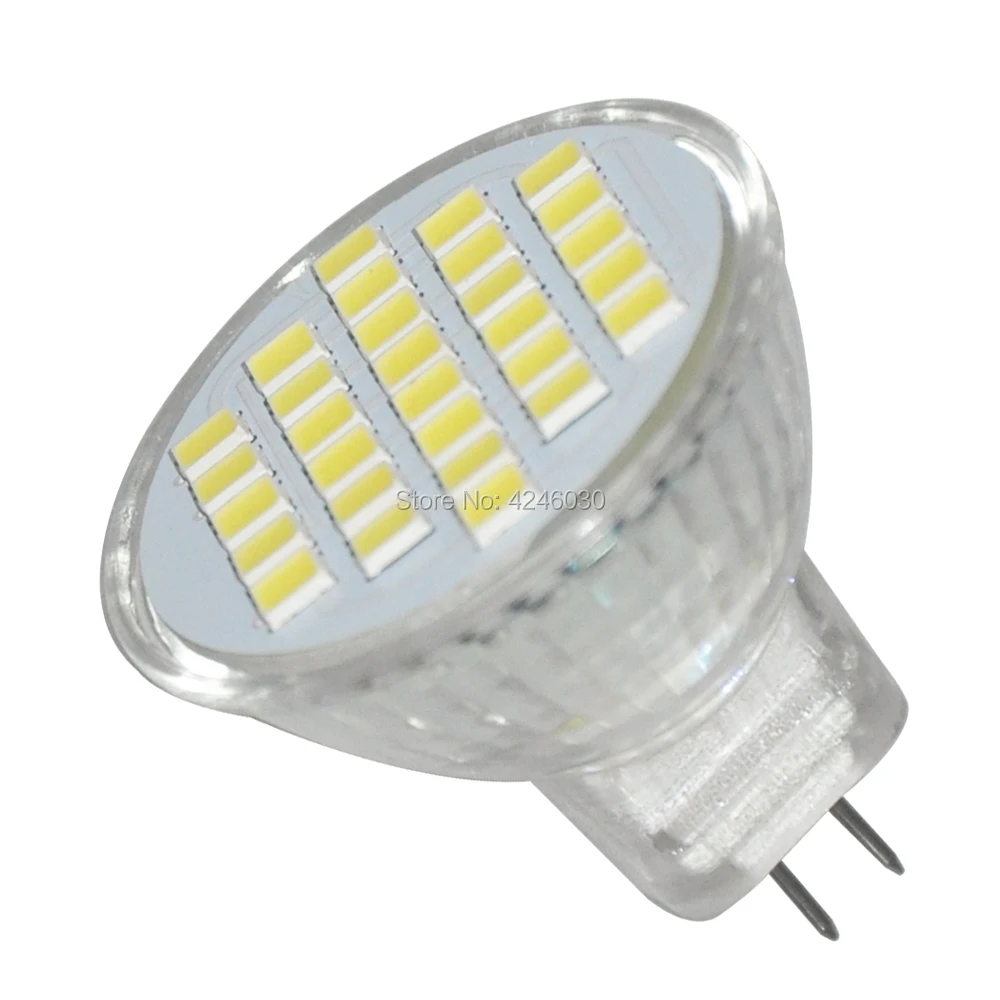 JYL 10 шт Высокая мощность MR11 GU4 2835 SMD 18/30 СИД лампа стеклянный светильник точечного