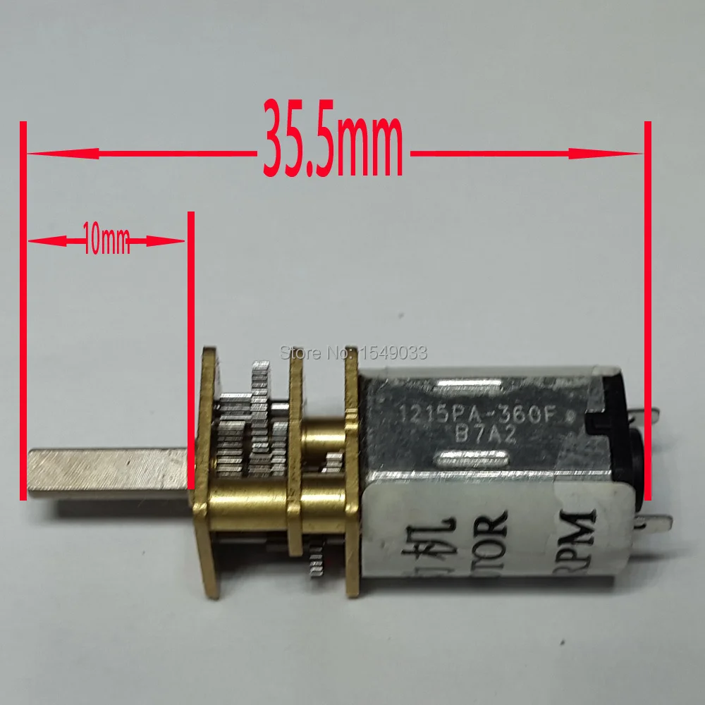Двигатель постоянного тока 6 в 300 об/мин металлический двигатель с высоким