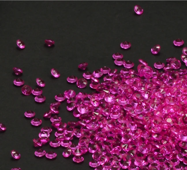 Бесплатная доставка 3000 шт. 6 мм Красочные Прозрачный Акриловый Diamond для Свадебные