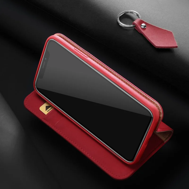 Чехол-книжка из натуральной кожи для iPhone XS MAX X XR | Мобильные телефоны и аксессуары