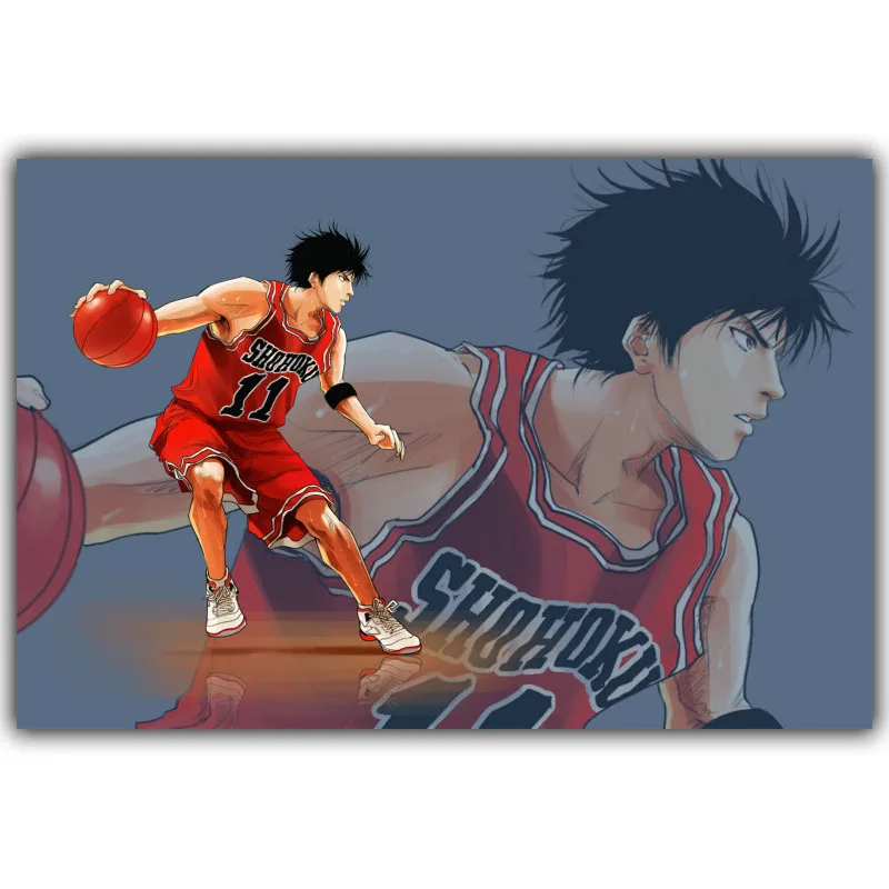 Slam постер Dunk популярный классический японский аниме домашний декор Шелковый