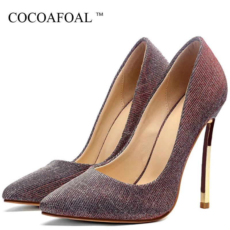 Женские туфли на высоком каблуке COCOAFOAL сексуальные женские для невесты шпильке