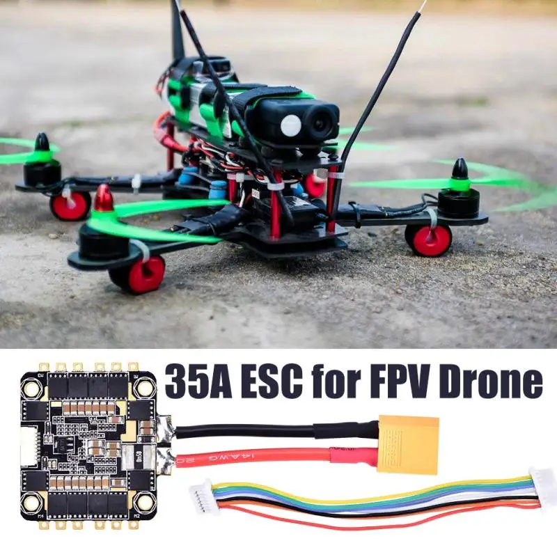 Новый 4 в 1 BLHeli_S 35A ESC 2 6S электронный контроль скорости DSHOT600 для дистанционного