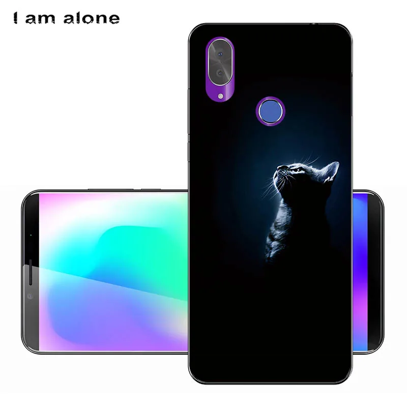 Solf TPU HH72 Чехлы для телефонов I am alone, для Cubot X19, 5,93 дюйма, мягкие, TPU, для мобильных телефонов, милые, модные, с мультяшным принтом, для Cubot X19, сумки - Цвет: Solf TPU HH72