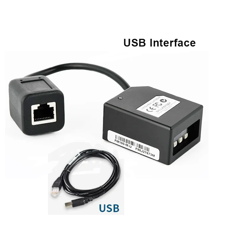 USB LV1000R IP54 Номинальная фиксированным креплением 1D CCD сканер штрих-кода для интерактивных терминалах, цифровых носителях терминал самообслуживания - Цвет: USB