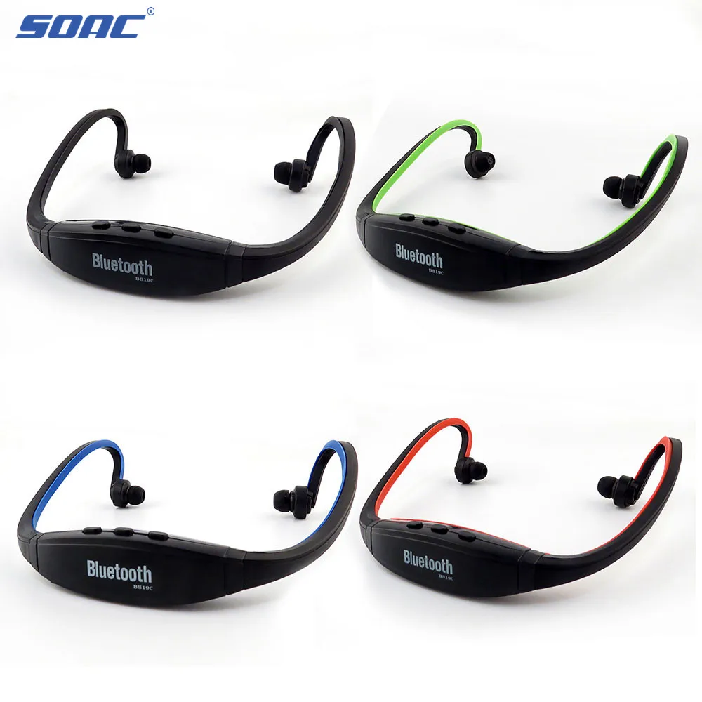 Neckband Bluetooth Earphone Wireless built in Microphone Support TF Card Slot FM Hands Free | Электроника