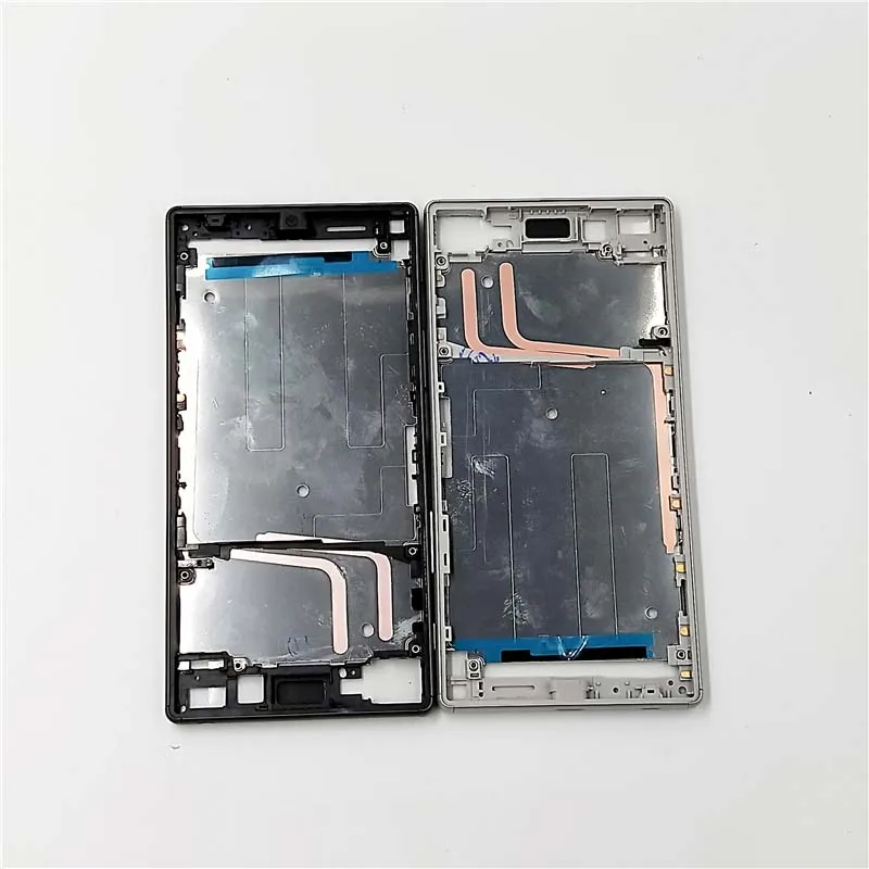 Для Sony Xperia Z5 E6603 E6653 E6633 E6683 передняя рамка для мобильного телефона Корпус Сменные