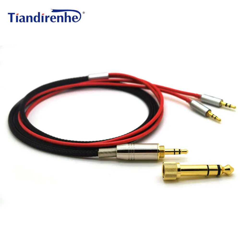 

For Hifiman HE400S HE-400I HE560 HE-350 HE1000 V2 Replacement Cable Headphone 3.5mm male 6.35mm to 2x 2.5mm Male Audio HIFI cord