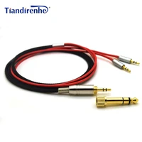 for hifiman he400s he 400i he560 he 350 he1000 v2 replacement cable headphone 3 5mm male 6 35mm to 2x 2 5mm male audio hifi cord