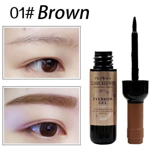1 Новая стойкая водостойкая краска для бровей и татуажа, Косметика для макияжа, гель-крем для бровей - Цвет: 1