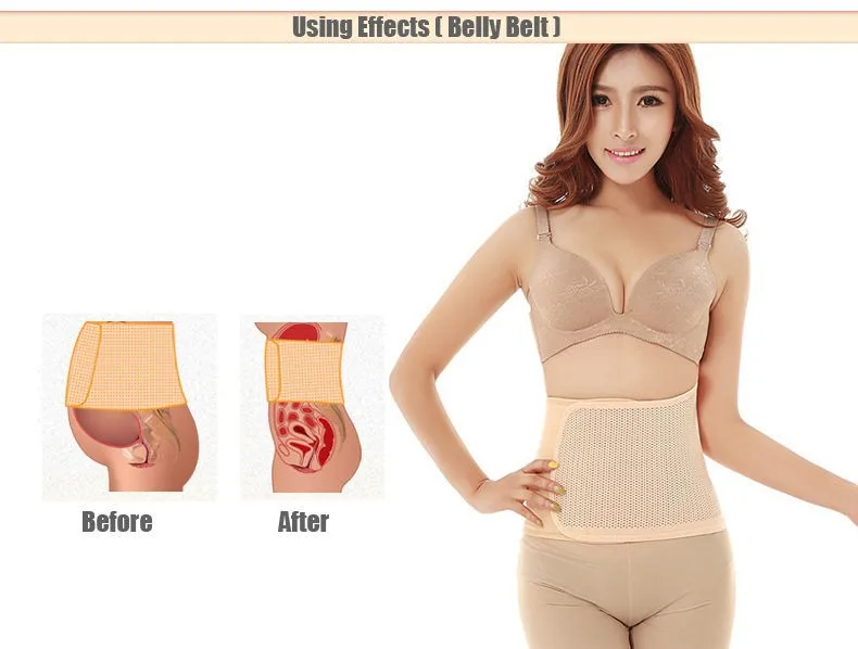 3 в 1 живот/таз послеродовой пояс для восстановления тела Корректирующее белье